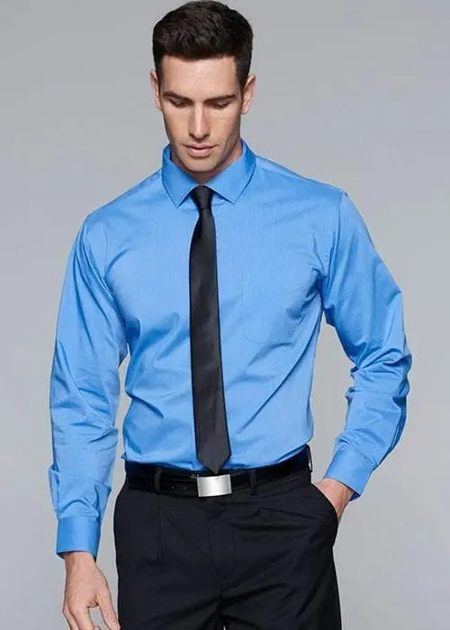 Aussie Pacific Men's Mosman Long Sleeve Shirt 1903l Metro Workwear.